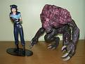 Moby Dick Biohazard 3 Real Shock Action Figures.
Series #2. 
Jill Valentine (STARS version) VS Hunter-beta.