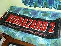 Biohazard 2 promotional flag.